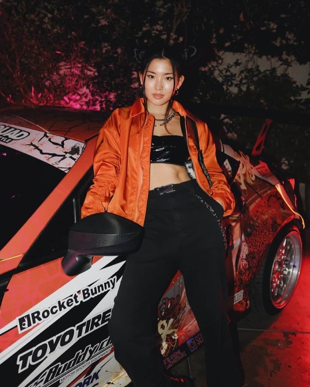 あゆみテレサのインスタグラム：「pulled up 🏁 congratulations to @sara.choi 💕 #poweroverit #rx7  📸 @nvrendstudios」