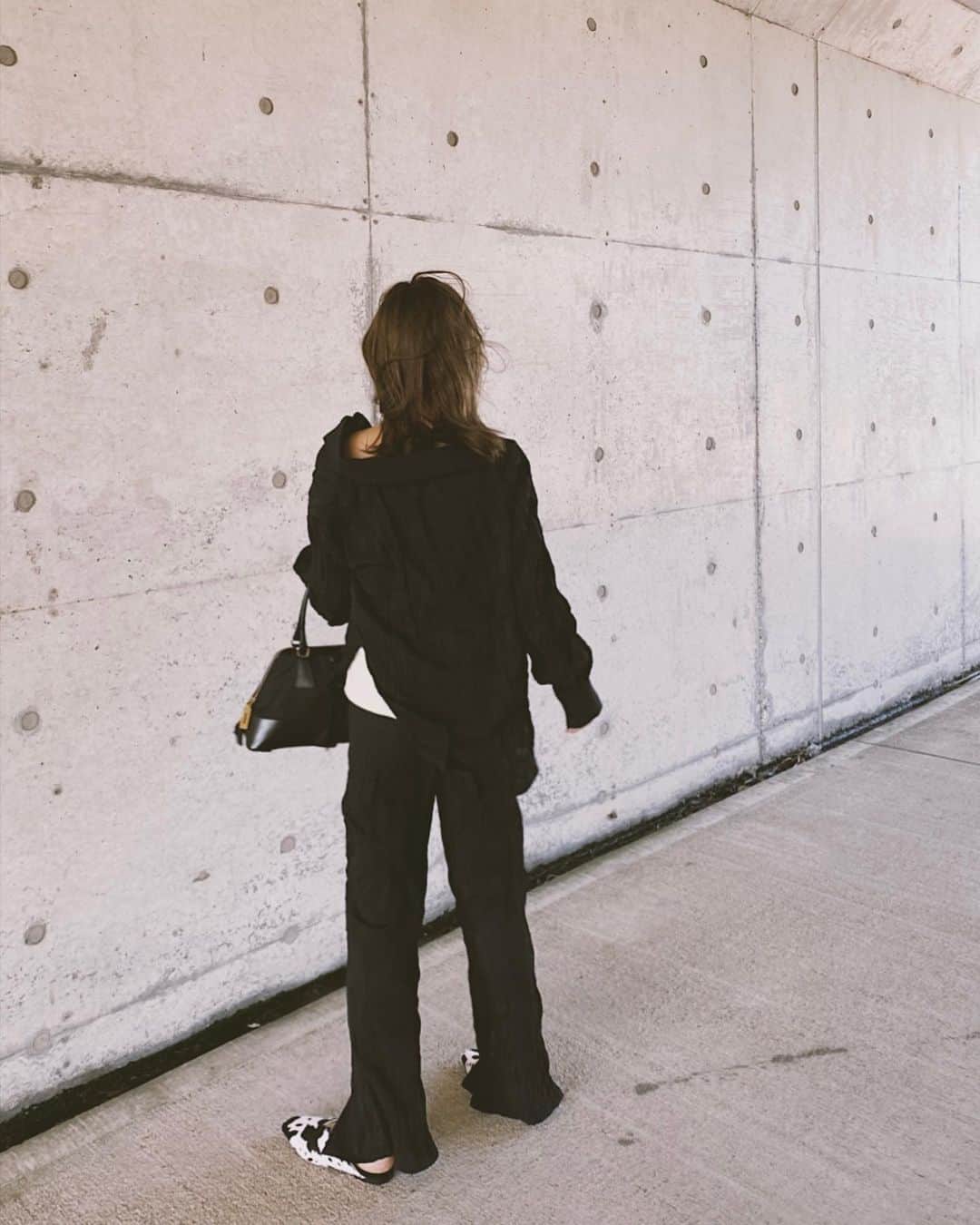 杉本美穂さんのインスタグラム写真 - (杉本美穂Instagram)「all black🖤 Rustalのセットアップかわいっ #rustal #ラスタル」5月23日 20時45分 - sgmt_miho