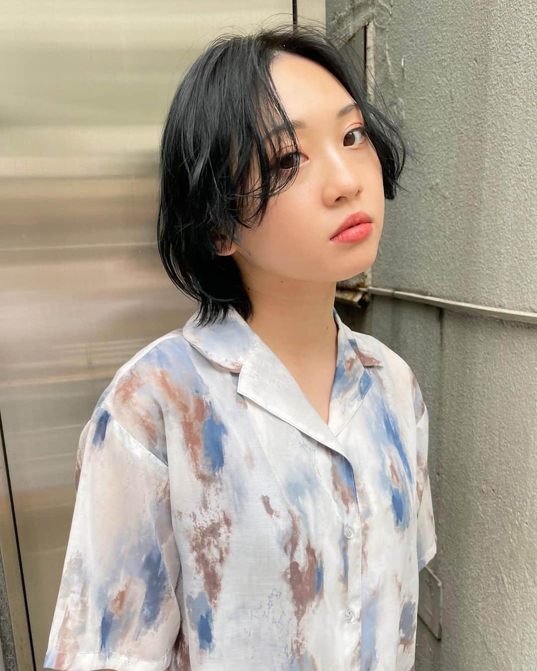 河原洋美さんのインスタグラム写真 - (河原洋美Instagram)「"ネイビーグレー🦕🦋🐳" #linkybyshima #hiromi_hair #プレミアムケアカラー」5月23日 21時17分 - cyorobinthkey