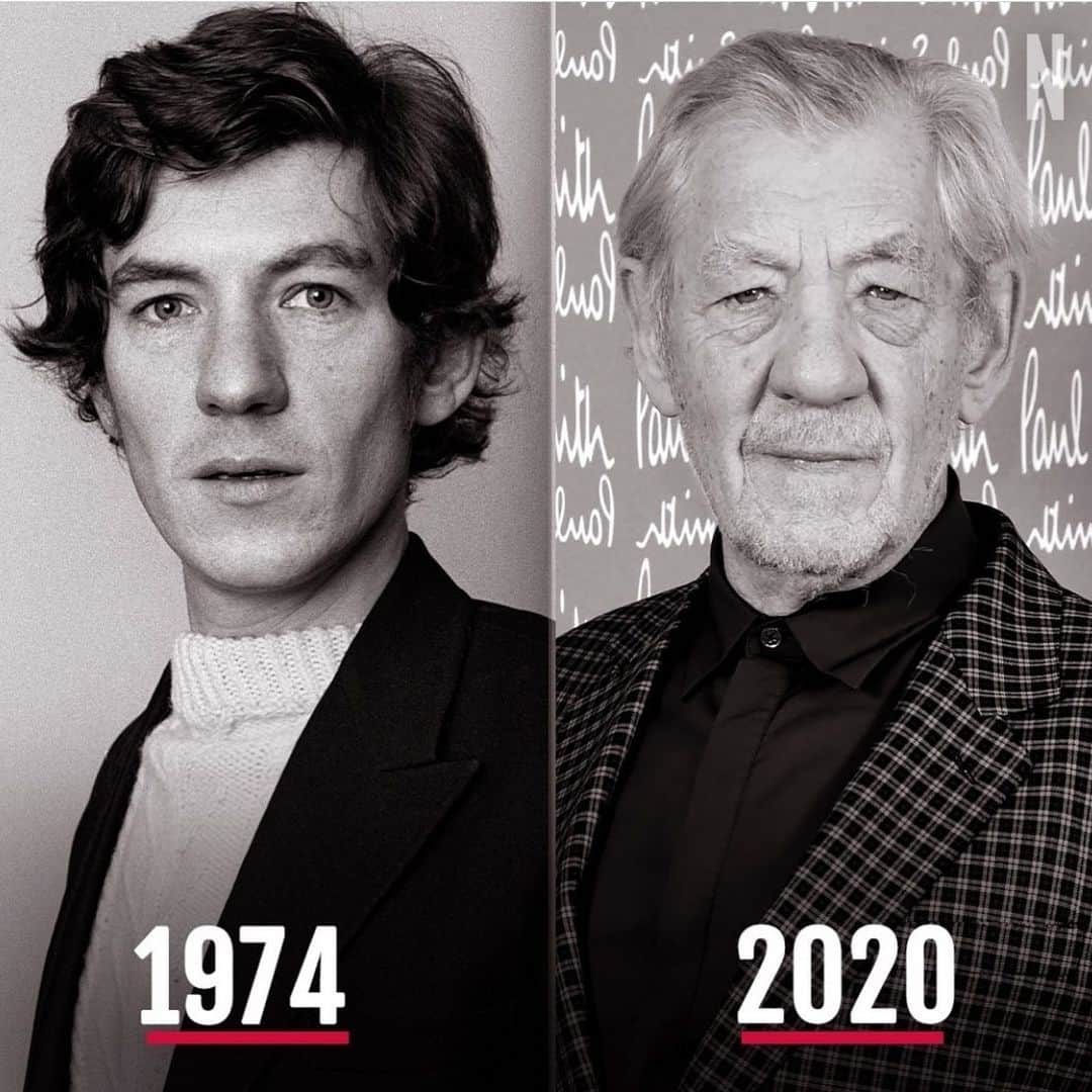 Style Fashion Luxuryのインスタグラム：「Ian McKellen through 4 decades 👌🏼」