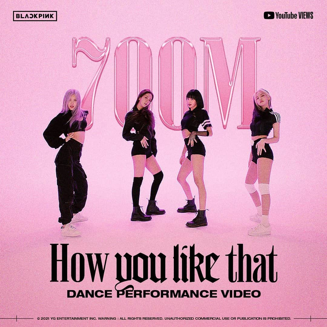 BLACKPINKさんのインスタグラム写真 - (BLACKPINKInstagram)「#BLACKPINK #블랙핑크 #HOWYOULIKETHAT #DANCEPERFORMANCE #안무영상 #700MILLION #YOUTUBE #YG」5月24日 8時04分 - blackpinkofficial