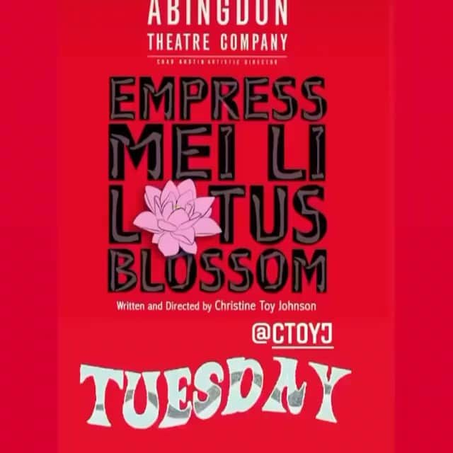 レジー・リーのインスタグラム：「Love this short piece written by my best pal @ctoyj and Off-Broadway’s @abingdontheatrecompany is doing a free screening and talkback moderated by moi. Deets below.  Come join us!!! #AAPI Heritage month continues!!  Empress Mei Li Lotus Blossom Watch Party and Talkback  Written and Directed by Christine Toy Johnson  Moderated by Reggie Lee  We are thrilled to announce that we will be presenting a short film of “Empress Mei Li Lotus Blossom” written and directed by Christine Toy Johnson followed by a talk back with the writer and cast, moderated by Reggie Lee. This piece was the winner of our inaugural Festival of Short Plays and is being screened in May to Celebrate Asian American and Pacific Islander Heritage Month. We are so happy to be able to bring this to our patrons free of charge!」