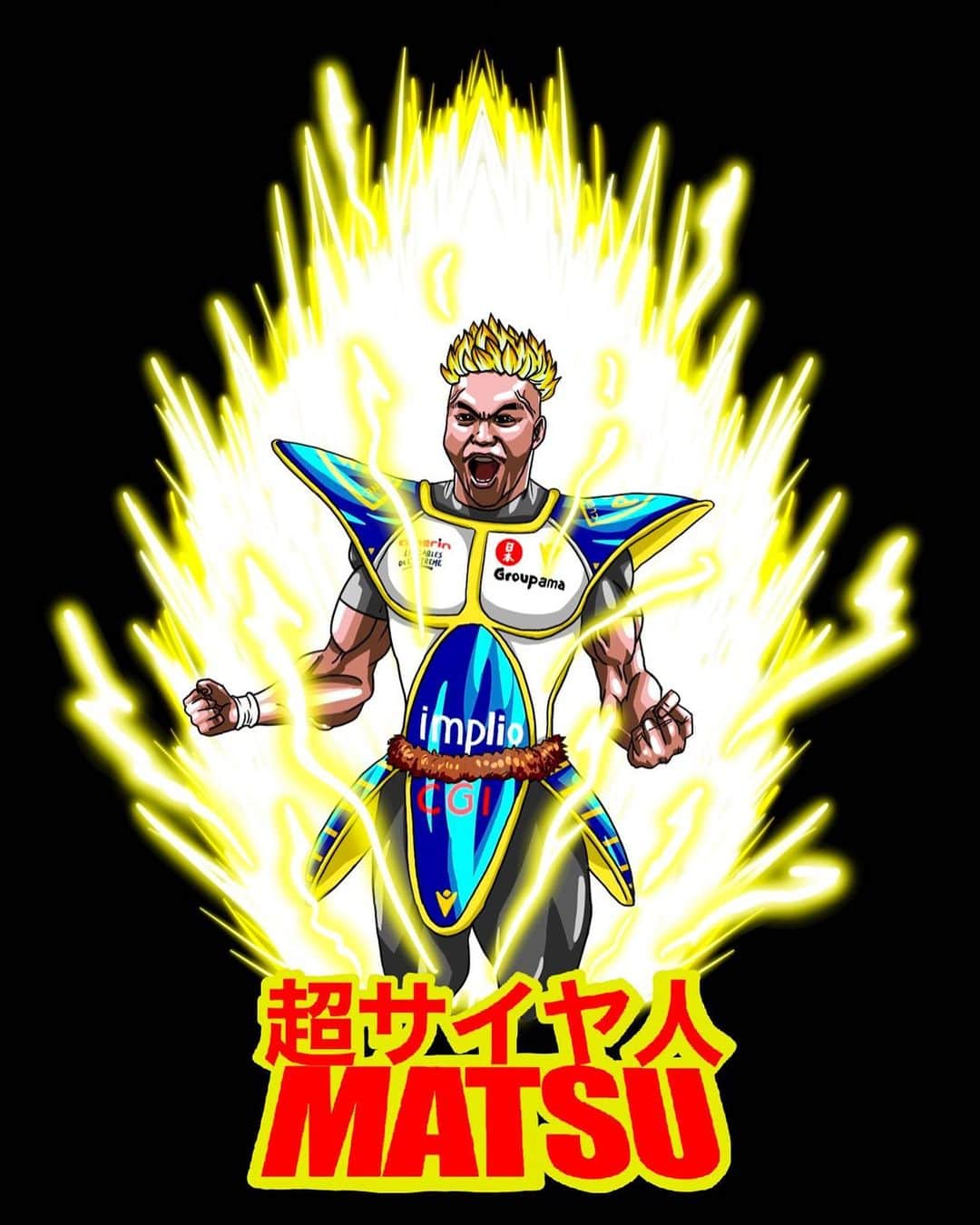 のインスタグラム：「バズ @buzz_asahara が描いてくれた👀   日本代表もついに発表されましたねー！ 1年8ヶ月ぶり😱」