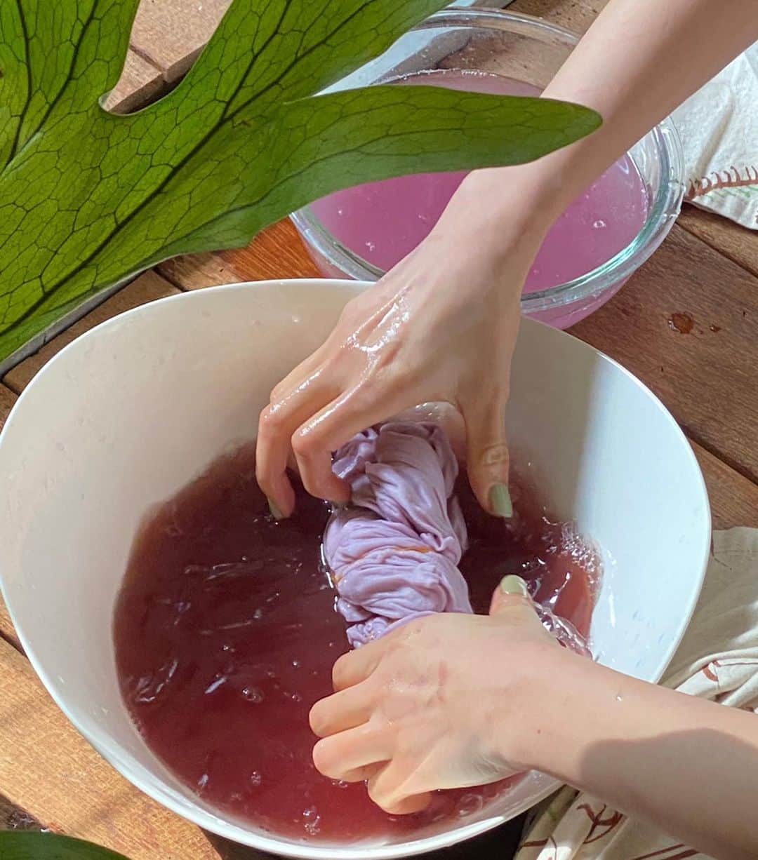 森星さんのインスタグラム写真 - (森星Instagram)「Veggie dye🧅🍆🥑」5月24日 20時44分 - hikari