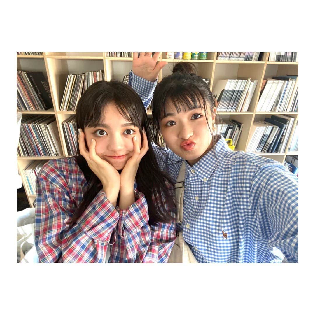 湊胡遥のインスタグラム：「・ 少し早めのおやすみ︎︎︎︎︎☺︎  #今日も一日お疲れ様でした！ #nicola #古着 #05line_nicola」