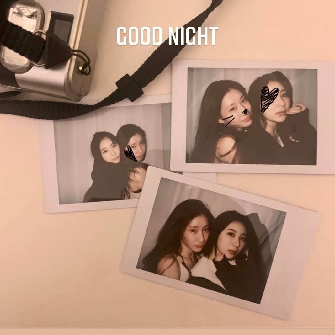 イ・チェヨンのインスタグラム：「Chaeyeon ig story update with Chaeryeong ❤️」