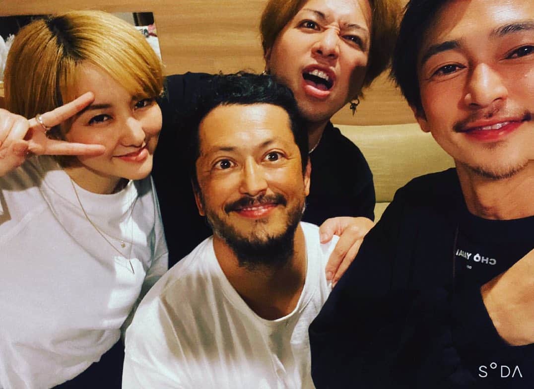 窪塚洋介のインスタグラム：「言いたいことも言えないこんな世の中ですが、 同窓会^ ^ キラリ、いけ、ゆうた、ようすけ (次はしゅんもね)」