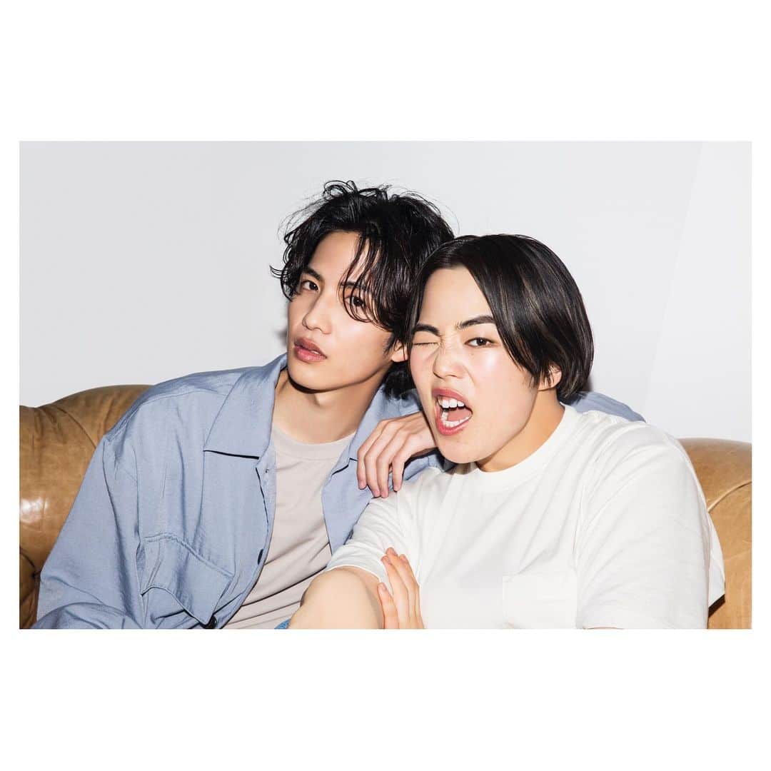 新田桂一のインスタグラム：「志尊淳 さん & ゆりやんレトリィバァ さん  #志尊淳 #ゆりやんレトリィバァ」