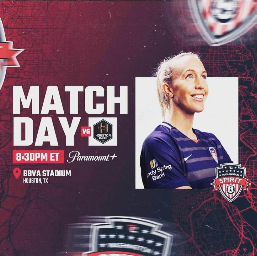 宝田沙織のインスタグラム：「⚽️Game Day③⚽️ vs Houston Dash 🇺🇸19時30分 🇯🇵9時30分 📺Twitch  +3💪」