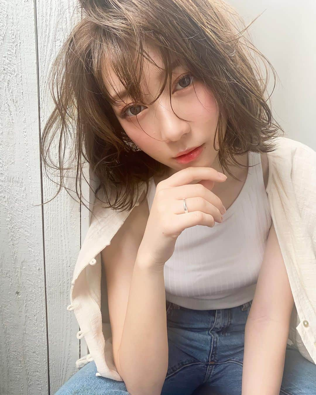 高辻千夏さんのインスタグラム写真 - (高辻千夏Instagram)「﻿ 今日は寝れないみたい﻿ ﻿ ﻿ 🐏☁️💭🌑﻿ ﻿ ﻿ ﻿ ﻿ ﻿ ﻿ 💌 6月の撮影依頼はDMまでお願い致します﻿ 💇🏼‍♀️ 現在の髪は 明るめベージュ、ボブ～ミディアム です﻿ ﻿ #サロンモデル関西 #関西サロンモデル #関西サロモ #サロンモデル #撮影モデル #フリーモデル #撮影データ #ミディアムヘア #おフェロ #色気ヘア #ナチュラルヘア #ボブ #夏コーデ #夏ヘア #모델 #일본 #얼스타그램 #좋아요반사 #데일리룩 #사진 #팔로우 #메이크업」5月26日 21時02分 - chinatsujk