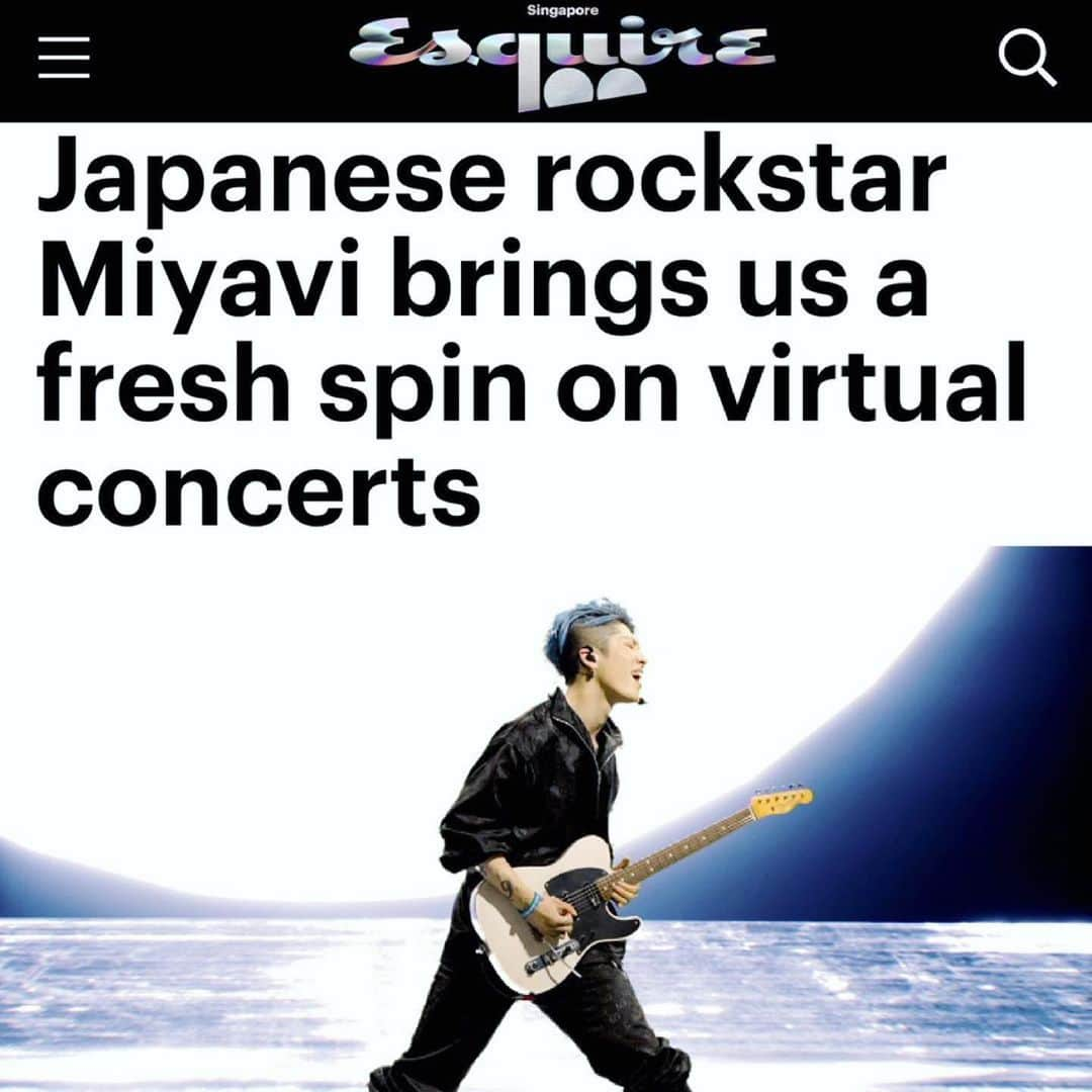 雅-MIYAVI-さんのインスタグラム写真 - (雅-MIYAVI-Instagram)「Thanks @esquiresg for the coverage 🙏🏻We did tons of virtual shows last year and this @amazonmusic one was definitely one of our biggest achievements in 2020.  The more the technology evolves, the more things we can do. But it always depends on what we do and the purpose.  Maybe we should do another one? Or wait for a real show?   去年末にアマゾンミュージックさんで演らせてもらったライヴが取り上げられました。感謝です。おそらく2020年で世界でトップ10に入るほど、バーチャルライヴを演ったと思う（笑）このライブも大変だったけど、楽しかったね。スタッフ陣や見てくれたファンの皆のおかげです。テクノロジーが進化すればするほど、僕たちができることもたくさん増えるけど、全ては僕たちが何を届けたいのか、そして何故それを届けたいのか。僕たちアーティストも色んな意味で進化していかなければならないと常に感じています。またやりたいね！   #Repost @miyavi_press ・・・ 【Media-Web】 📰 Japanese rockstar MIYAVI brings us a fresh spin on virtual concerts ▶︎https://www.esquiresg.com/miyavi-virtual-level-synthesis/ @esquiresg   🎥「MIYAVI Virtual Level 5.0: Synthesis シンセシス」Teaser Long Version ▶︎https://youtu.be/umWkXJksfNA  @cyberhuman_p   🎧 Miyavi’s Virtual Level 5.0: Synthesis can be streamed on Amazon Music. ▶︎https://music.amazon.co.jp/artists/B0044EWNDK @amazonmusicjp   . @miyavi_ishihara @miyavi_staff   Powered by @amazonmusic @amazonmusicjp @twitch Supported：@cyberagent_official @cyberhuman_p  クリエイティブチーム @dyanjong @aniistoll @davidcihelna @mothershiptokyo @bora.aydintug   #MIYAVI #MIYAVIVirtual #MIYAVIxAmazon #AmazonMusic #最先端技術 #3DCG空間  #世界生配信 #音楽を止めない #Synthesis #サスティナビリティ #気候変動 #難民問題 #人種差別 #教育格差 #貧困問題 #MIYAVI自身の脳波データ #新しい景色 #未来へ飛び込もう」5月27日 14時26分 - miyavi_ishihara