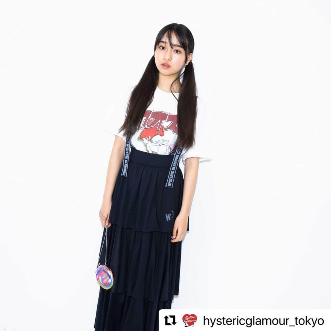 藤岡弘、のインスタグラム：「#Repost @hystericglamour_tokyo with @make_repost ・・・ <Mai Fujioka’s style> OSAMU TEZUKA WORLD  × HYSTERIC GLAMOUR Collaboration Collection ------------- LAUNCH：June 12nd (Sat) 2021  11:00 am PLACE：HYSTERIC GLAMOUR online & off line store, ZOZOTOWN ------------- about item detail ▶︎check my bio  #hystericglamour #ヒステリックグラマー #히스테릭글래머  #hystericglamour_global #osamutezuka  #手塚治虫 ©Tezuka Productions @mai_fujioka_official」