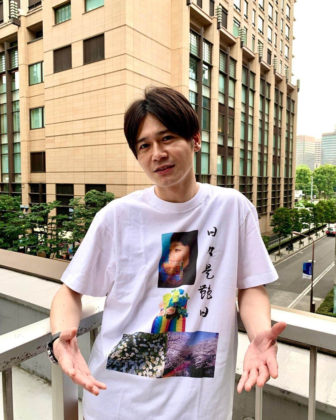 多田智佑さんのインスタグラム写真 - (多田智佑Instagram)「まっつんTシャツええやん！ もろたで！ ほんとに欲しいと思ってた？って聞いてきたで！まじまっつんやで！  ありがとう！  #スパイク松浦」5月28日 17時56分 - tottotada