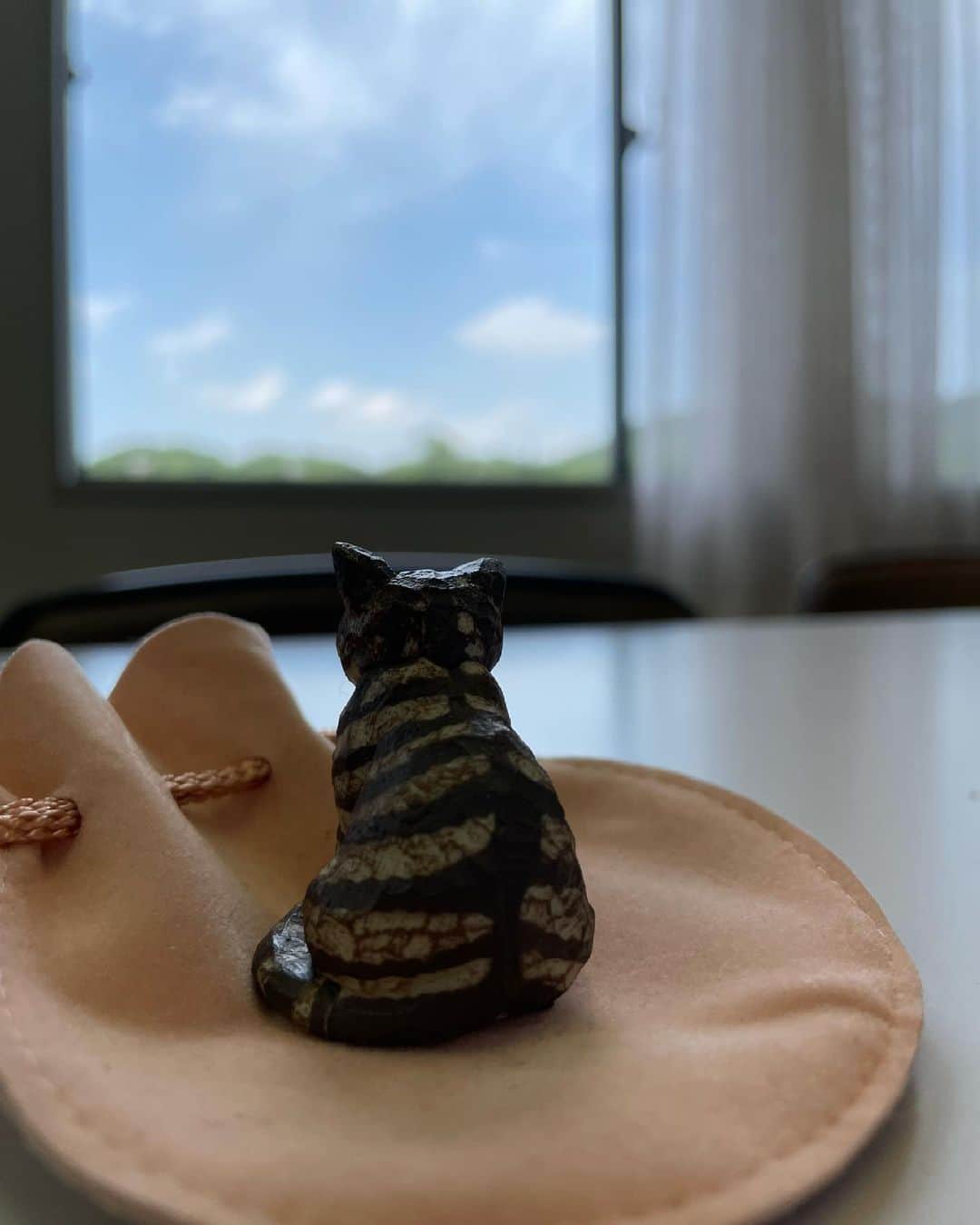 新倉瞳さんのインスタグラム写真 - (新倉瞳Instagram)「加東市アウトリーチツアーでお世話になっているスタッフさんから「紡ちゃんに似てるかも」と、はしもとみおさんの作品の猫ちゃんを頂いてしまいました。  M下さんありがとうございました🥺✨  #はしもとみおガチャ」5月28日 19時29分 - hitominiikura