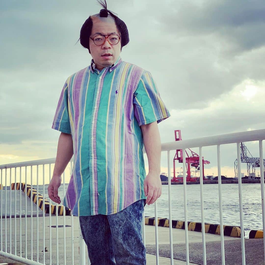 のインスタグラム：「岸です。結構前に行ったユースケキャンプ。また早よ行きたいで。 #水分飛びきってない #ナポリタン #失敗してるやん #西湖 #岸大介 #太秦の空き時間 #何してますのん」