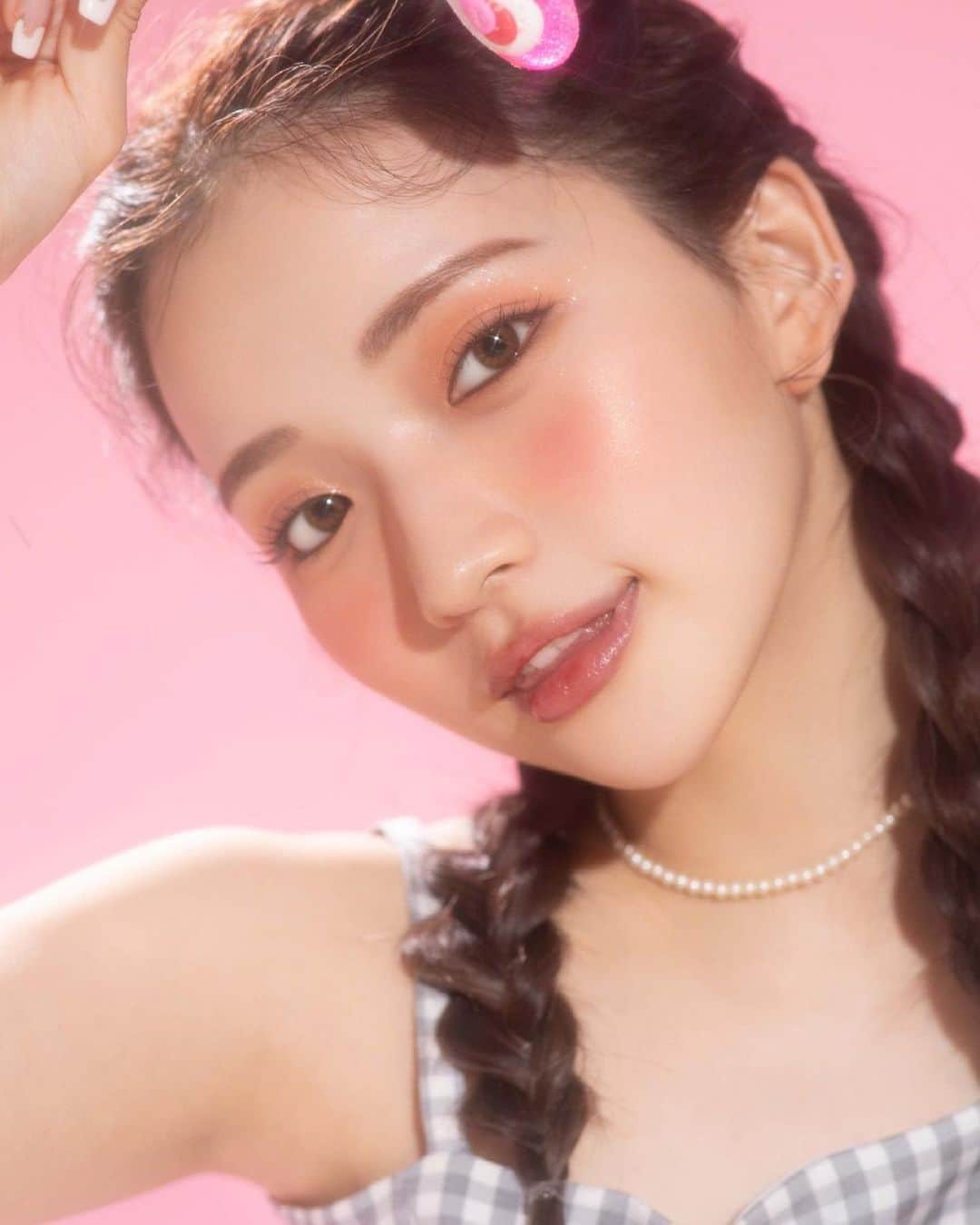 南りほのインスタグラム：「@jj_official_jj @espoir_makeup  ストーリーのリンクから見てね💗🍭🍫🍬🍩」