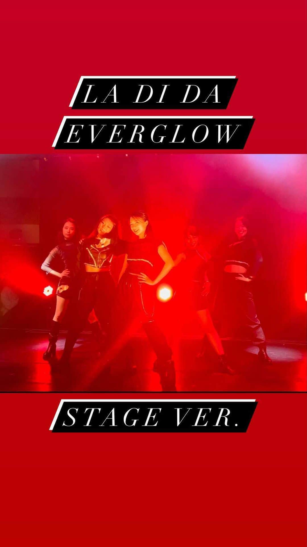 梶愛海のインスタグラム：「LA DI DA BY EVERGLOW  STAGE VERSION  Dancer...AIMI, EMILY, KYO, KYOKA, MOERI   #kpop #dance #everglow #dancecover #ladida #ladidacover #kpopdancecover #ダンス #kpopダンス #カバーダンス」