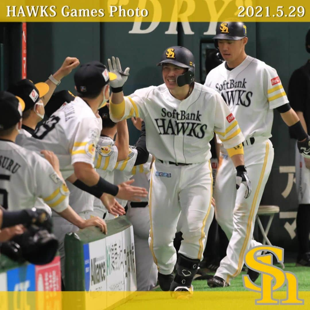 福岡ソフトバンクホークスさんのインスタグラム写真 - (福岡ソフトバンクホークスInstagram)「#hawksgamesphoto #2021年5月29日 #vs読売ジャイアンツ #福岡paypayドーム #softbankhawks #ホークス #鷹く！」5月30日 11時38分 - softbankhawks_official