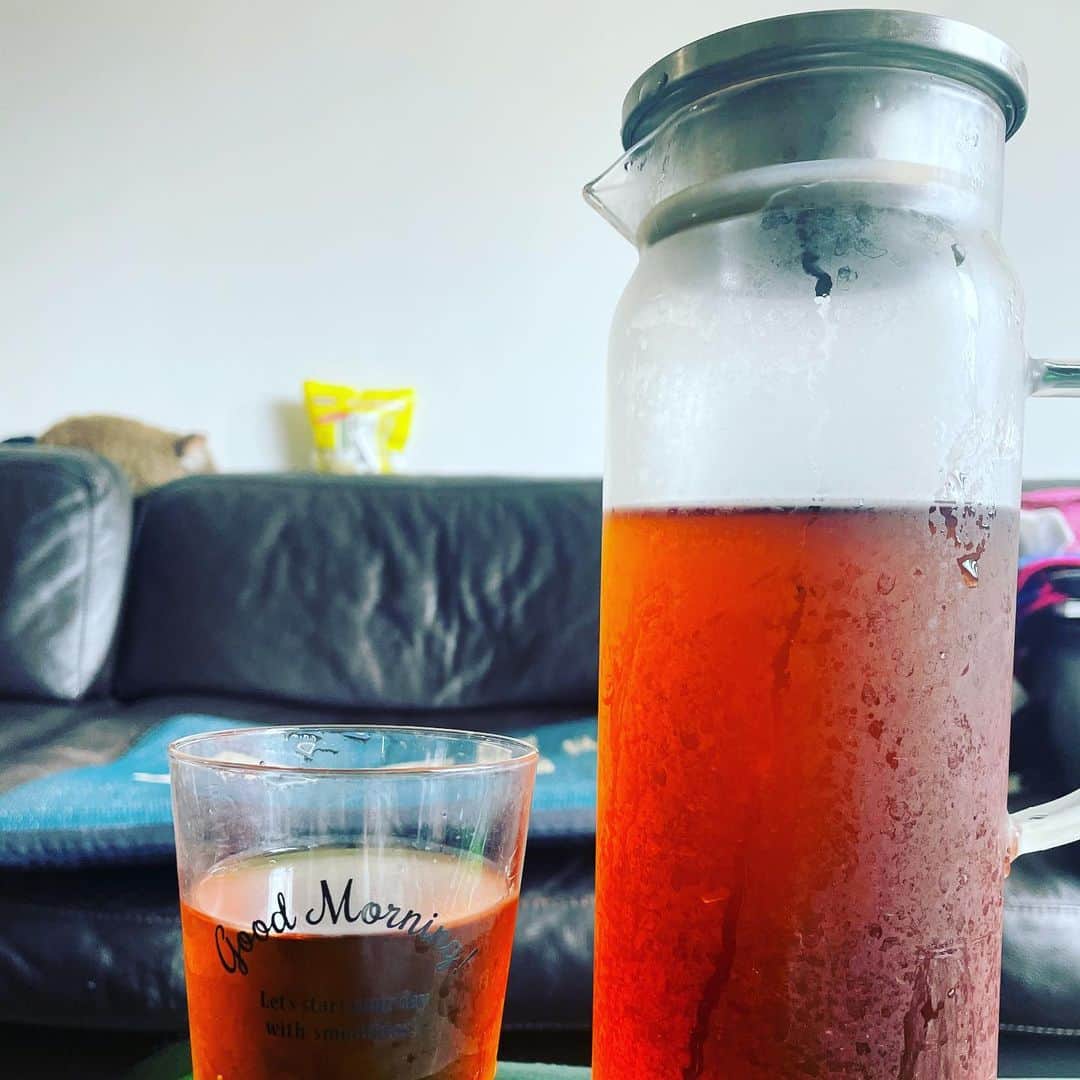 田中卓志さんのインスタグラム写真 - (田中卓志Instagram)「昨日の紅茶 8時間でこのくらいしっかり出ました。  #アンガールズ #icedtea」5月30日 22時55分 - ungirls_tanaka