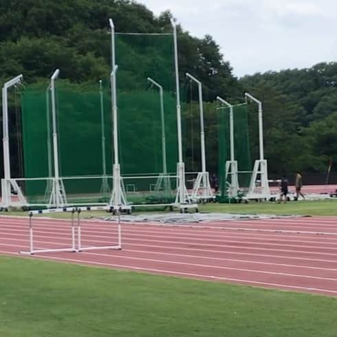 金井大旺のインスタグラム：「ハードル技術練習後の150m×1。 4レーンでスタートして5レーンでゴール🤢 #mizuno」