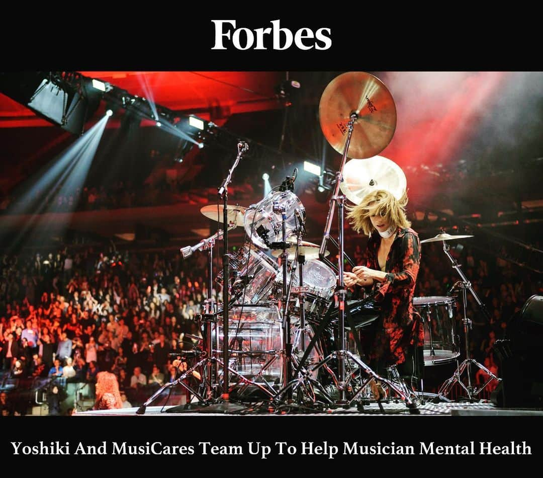 YOSHIKIさんのインスタグラム写真 - (YOSHIKIInstagram)「I hope this charity can contribute a little. このチャリティーが少しでもみんなの力になれれば, Love, Yoshiki  "Yoshiki And MusiCares Team Up To Help Musician Mental Health https://bit.ly/3hZLh7X  Pic from #madisonsquaregarden #msg #nyc #forbes #musicares #grammy #yoshiki #xjapan #charity」5月30日 18時19分 - yoshikiofficial