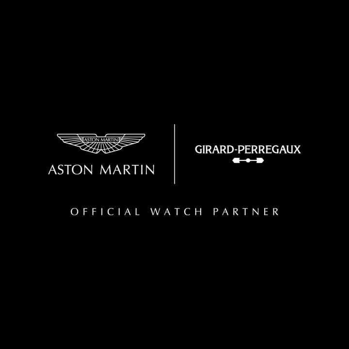 アストンマーチンのインスタグラム：「The obsession with mechanical performance, combined with the quest for perfect design.  Stay tuned for something special from @girardperregaux and Aston Martin.  #AstonMartin #GirardPerregaux #GPBridges」
