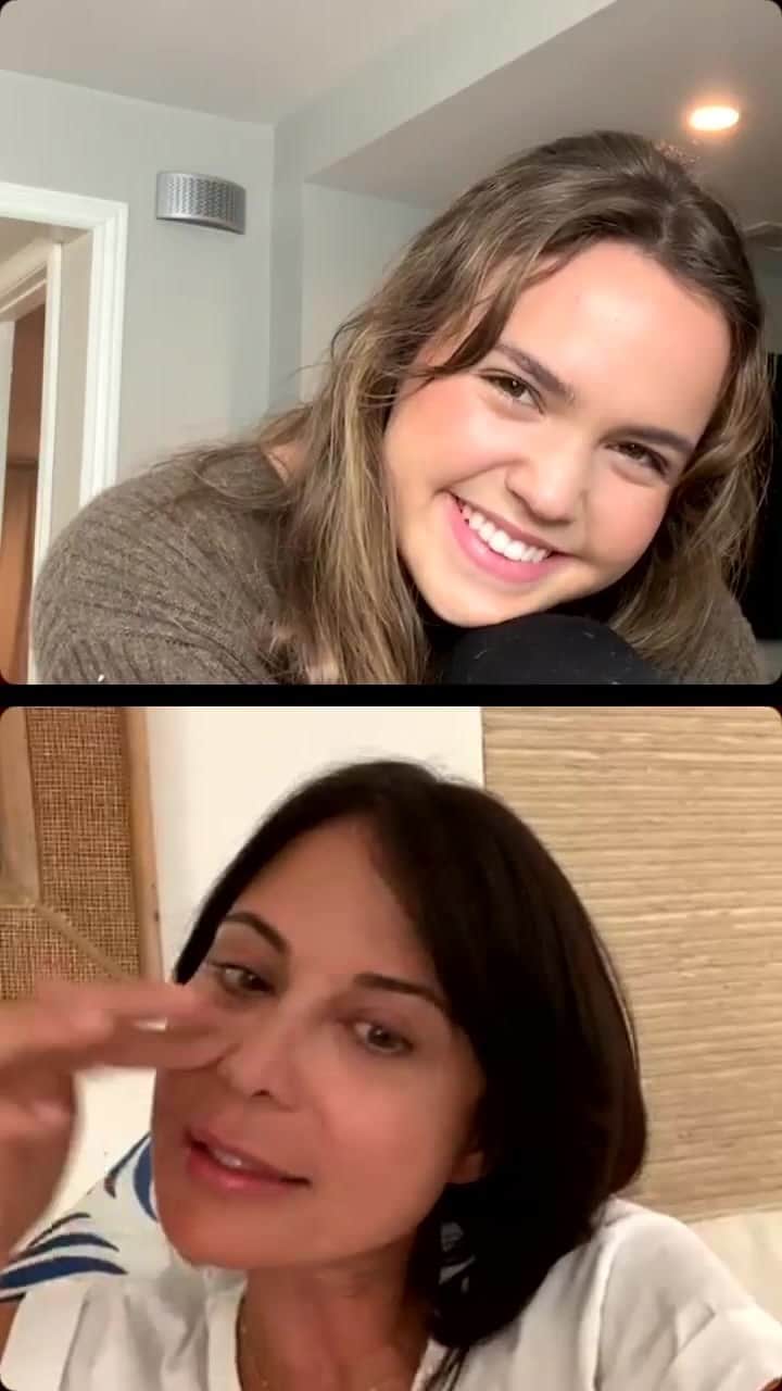 ベイリー・マディソンのインスタグラム：「Grace is poppin in for tonight’s episode, (in the best way we could do it during COVID times). So we figured we’d do a ig live for  old times sake... @therealcatherinebell」