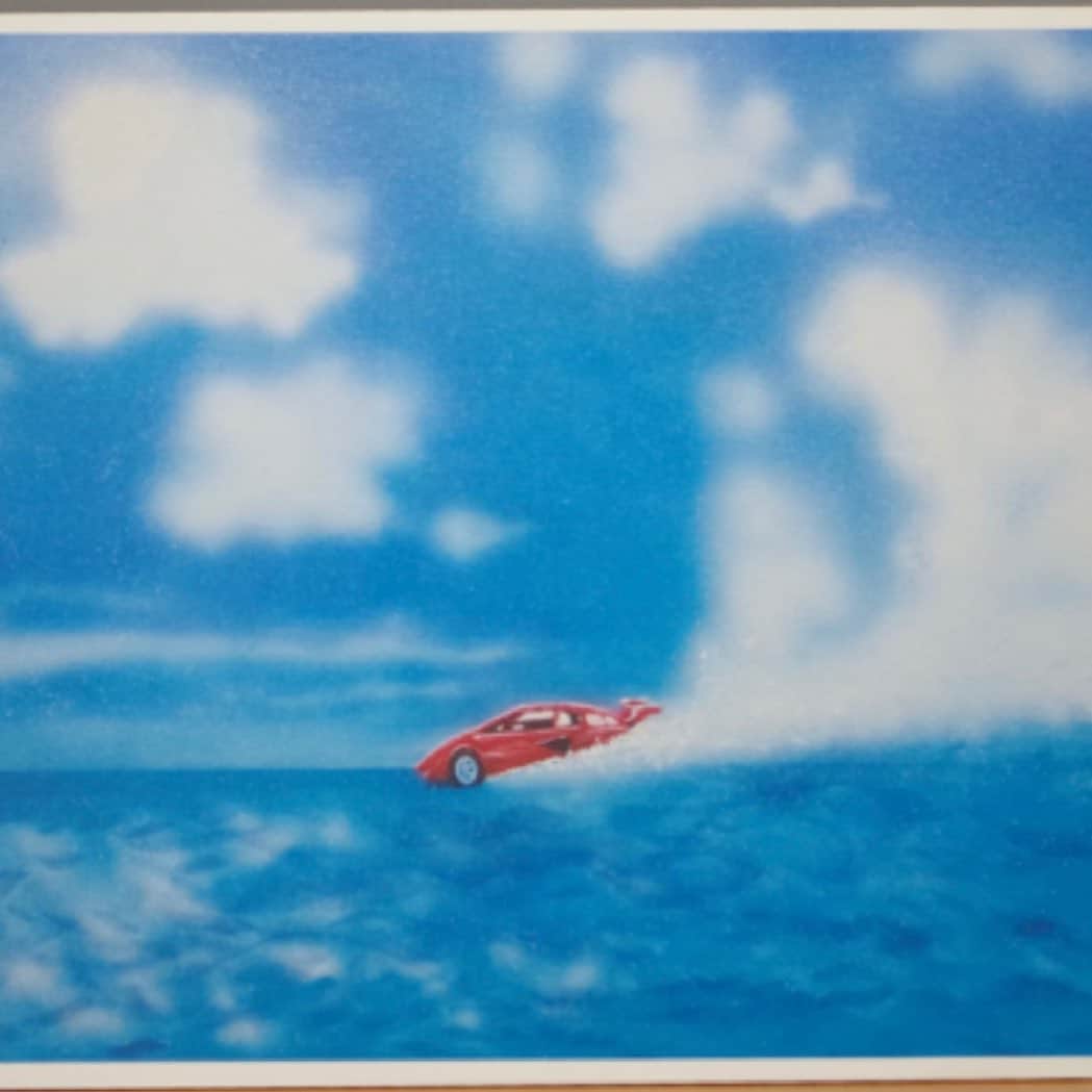 新庄剛志さんのインスタグラム写真 - (新庄剛志Instagram)「好きなカウンタックと14年過ごした海を描いてみた😊‼️」5月31日 18時07分 - shinjo.freedom