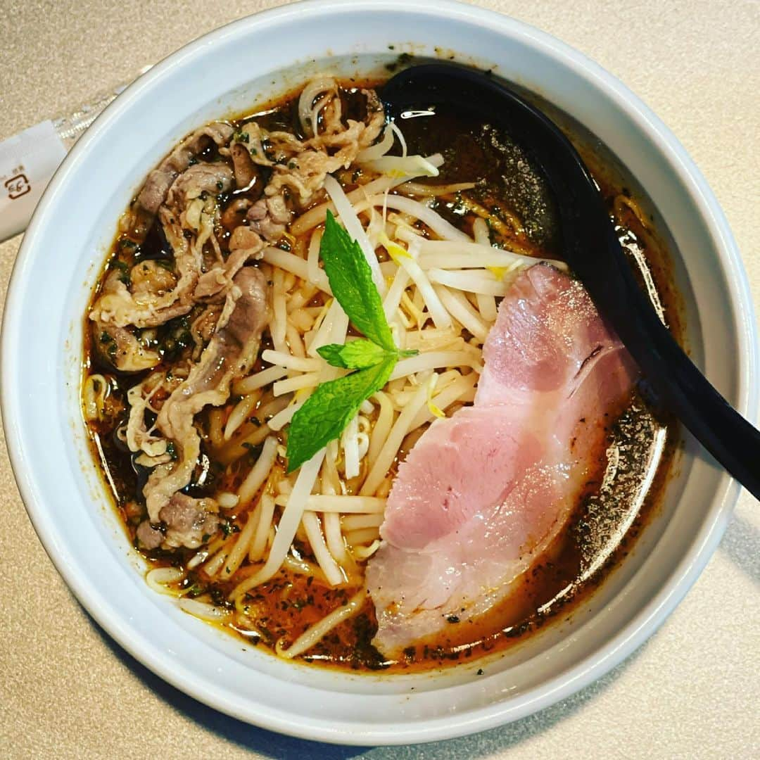 高島礼子さんのインスタグラム写真 - (高島礼子Instagram)「天雷軒🍜５月の限定 間に合いました😜  #天雷軒 #ラーメン好き #グルメ」5月31日 21時17分 - reico.official