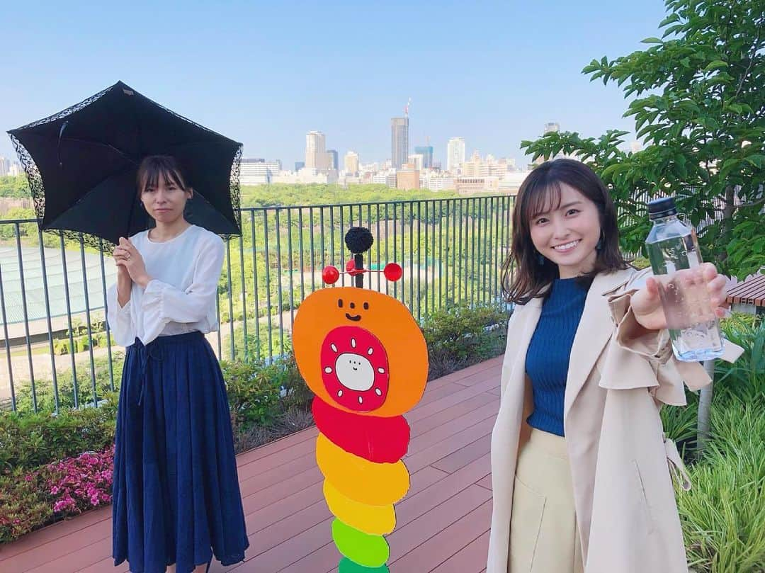 佐藤佳奈さんのインスタグラム写真 - (佐藤佳奈Instagram)「今朝もすまたんお天気担当でした！ ・ 今日も近畿は晴れです☀️ 大阪では今年1番の暑さになる予想💦 しっかり水分補給して熱中症にならないように気をつけましょう💪 紫外線も各地非常に強いランクなので、日傘や日焼け止めなどで対策しましょう！ ・ ・ #すまたん #すまたんzip  #さかなのギョギョッとギャグ天気」6月1日 7時42分 - kana_sato_sakana