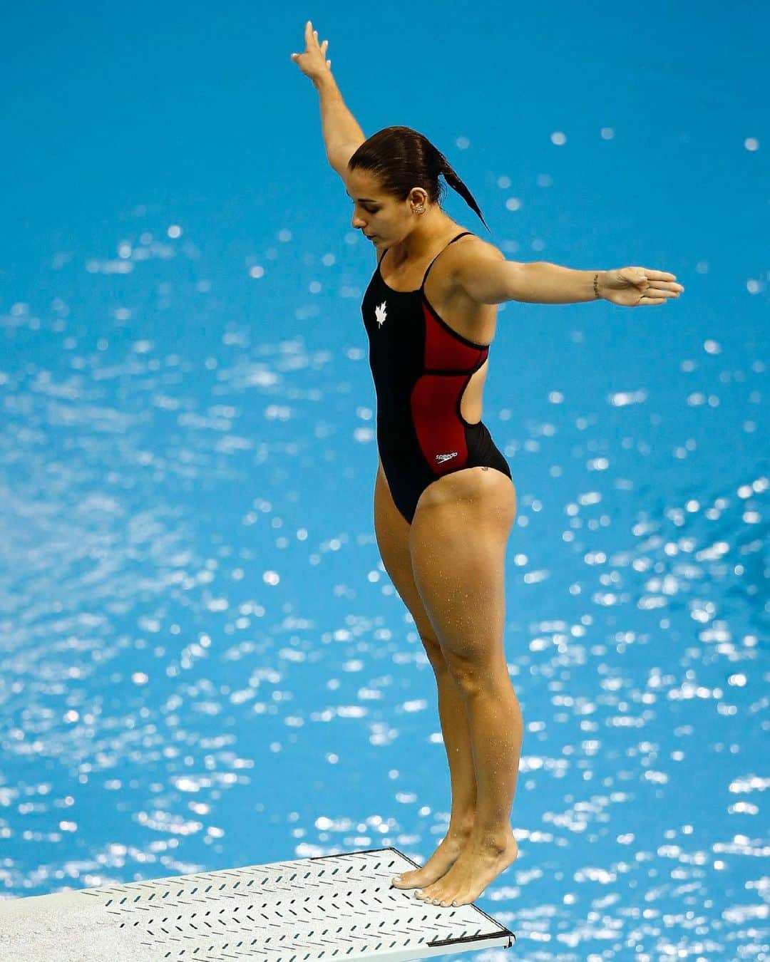 パメラ・ウェアのインスタグラム：「SOOO ready to put in the work for the last little stretch of training before Olympic Trials in a few weeks!💪🏼 • #diving #teamcanada #canfund #canfund150women #150women #divingcanada #olympics #olympictrials #roadtotokyo #tokyo2021」