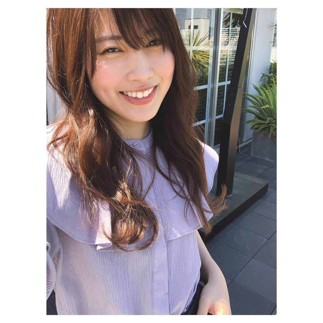 岡部麟さんのインスタグラム写真 - (岡部麟Instagram)「アイテムとメイクだけで大人レベル上げて貰いました( ´∀｀　)ﾜｰｲ ナノユニバースマジック💐  #nanouniverse  #ナノユニバース  #イメチェン48  #akb48」6月1日 8時40分 - beristagram_1107