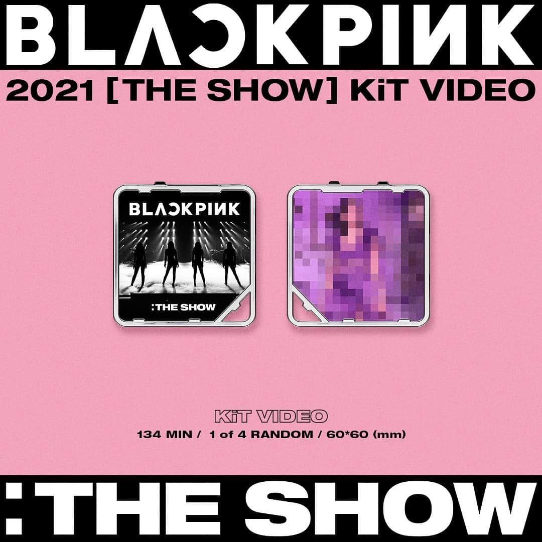 BLACKPINKさんのインスタグラム写真 - (BLACKPINKInstagram)「BLACKPINK 2021 [THE SHOW] KiT 🎥  ===  Release // June 18 (Fri) Pre-order // June 1 ~ June 17  KiT Includes: - Package Box - Random KiT Video - Random Keyring Charm - Photocard Sleeve set - Tracklist Card」6月1日 16時07分 - blackpinkofficial