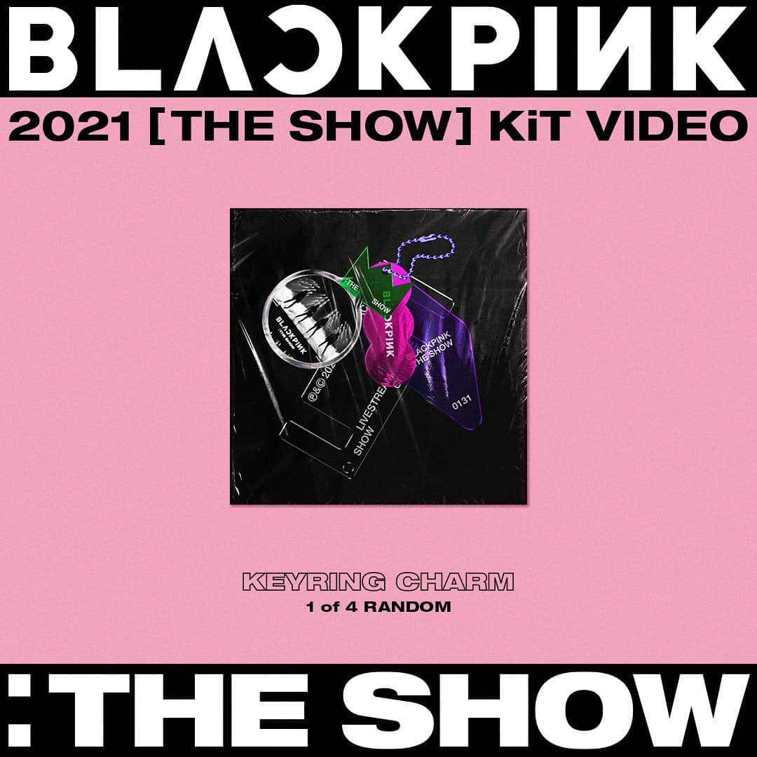 BLACKPINKさんのインスタグラム写真 - (BLACKPINKInstagram)「BLACKPINK 2021 [THE SHOW] KiT 🎥  ===  Release // June 18 (Fri) Pre-order // June 1 ~ June 17  KiT Includes: - Package Box - Random KiT Video - Random Keyring Charm - Photocard Sleeve set - Tracklist Card」6月1日 16時07分 - blackpinkofficial