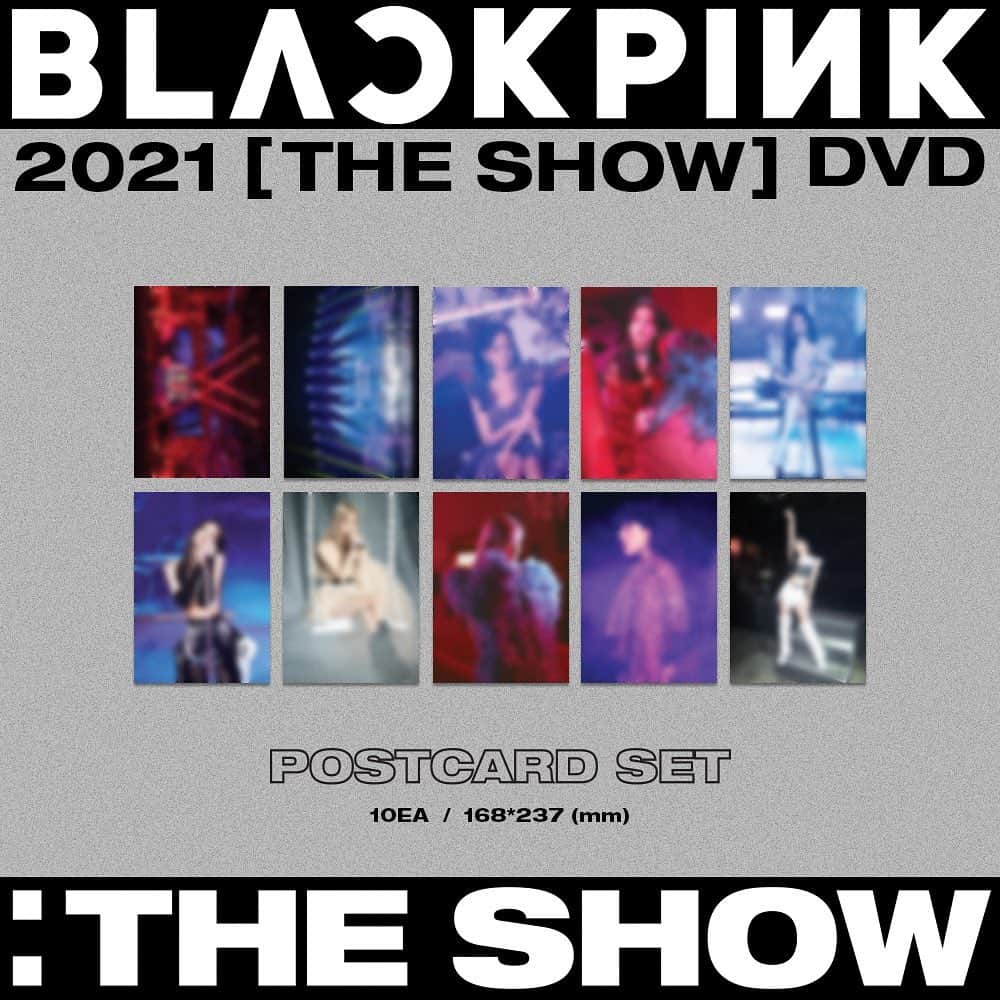 BLACKPINKさんのインスタグラム写真 - (BLACKPINKInstagram)「BLACKPINK 2021 [THE SHOW] DVD 📀💿  ===  Release // June 18 (Fri) Pre-order // June 1 ~ June 17  DVD Includes: - Package box - DVD (2Discs) - Photobook - Frame Photo set - Random Magnet set - Tracklist Card - Random Photocard  - Sticker set - Accordion Book - Postcard Set - Folded Poster」6月1日 16時09分 - blackpinkofficial