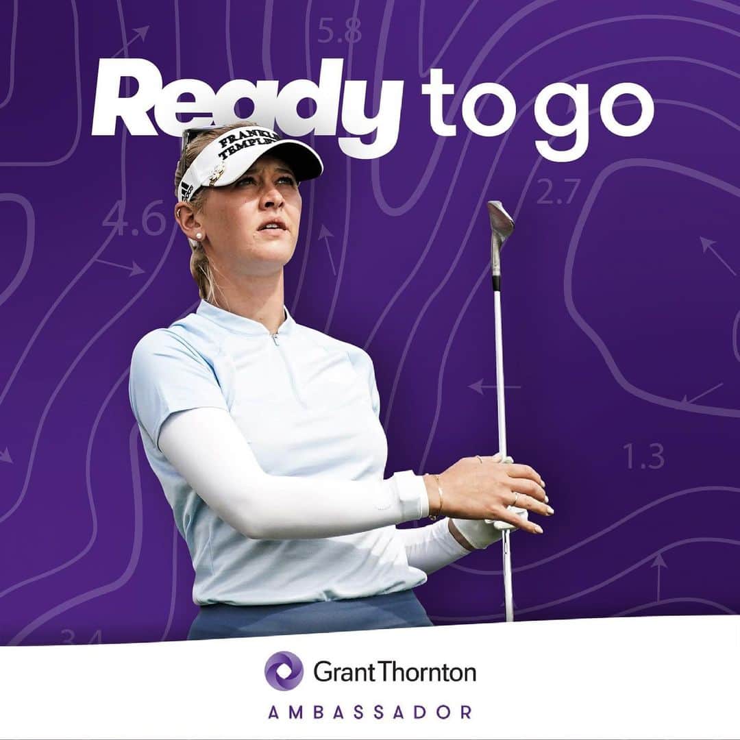 ジェシカ・コルダのインスタグラム：「The group at @grantthorntonusa is determined to make golf a game for everyone. That's why I'm thrilled my sister @nellykorda and I are joining up with them as ambassadors. Can't wait to see where we can go!」