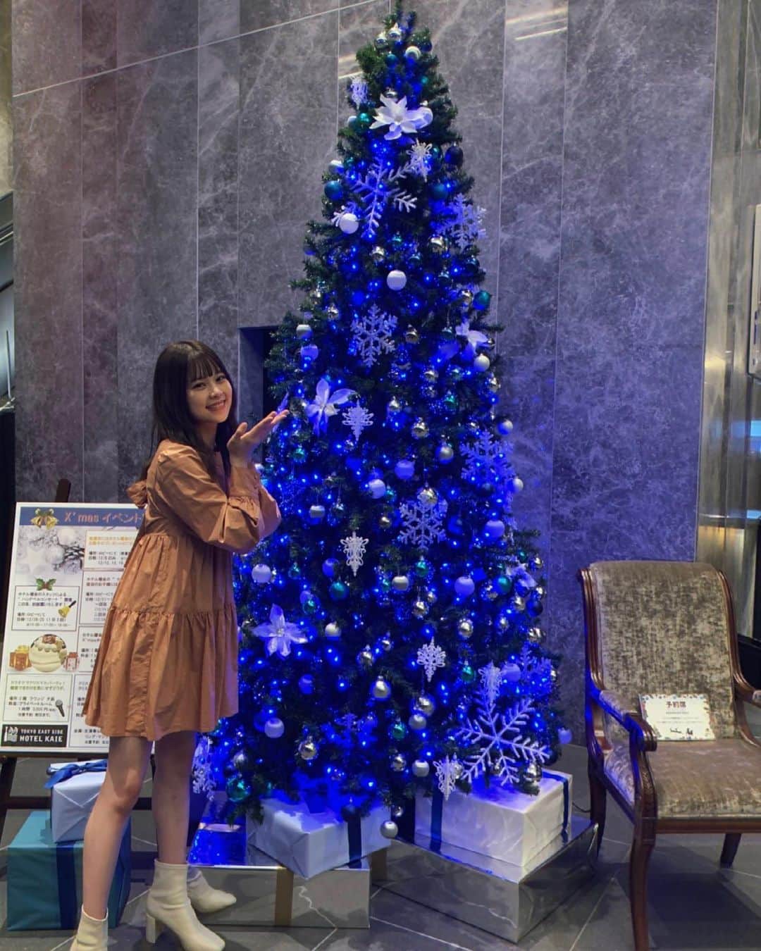 吉川七瀬さんのインスタグラム写真 - (吉川七瀬Instagram)「だいぶ前でクリスマスシーズンの写真なんだけど… 母のお誕生日をホテルでお祝いしました☺️ 美味しいご飯も食べられてホテルの雰囲気も最高でまた行きたい🥲 楽しかった思い出… みんなもいつか行ってみてね😚✨ クマちゃんもマスクしてた🐻 . #tokyoeastsidehotelkaie」6月2日 18時44分 - yoshikawa_nanase