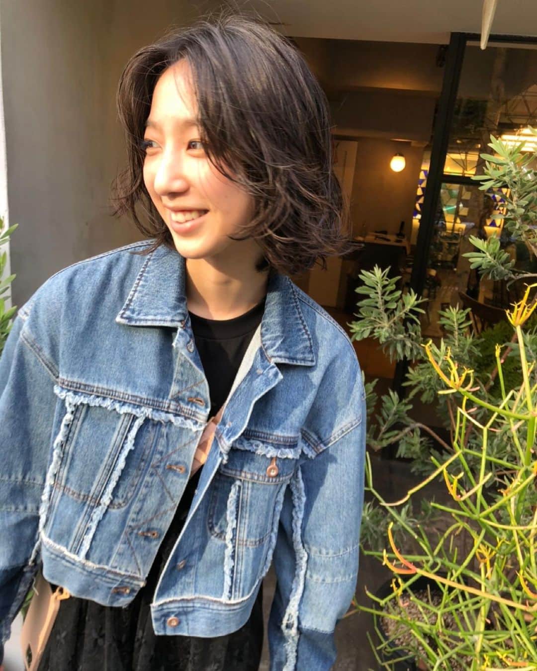 坂東希のインスタグラム：「おしゃべりしに行ってきた✂︎ @nob1211 #口空いてるよ #ずっとやりたかった #外国人の男の子ヘア #ライオンヘア #と呼んでいた」