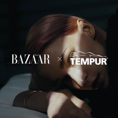 ステファニー・ミチョヴァのインスタグラム：「@harpersbazaarkorea x @tempurkorea June 2021 🛋❤️」