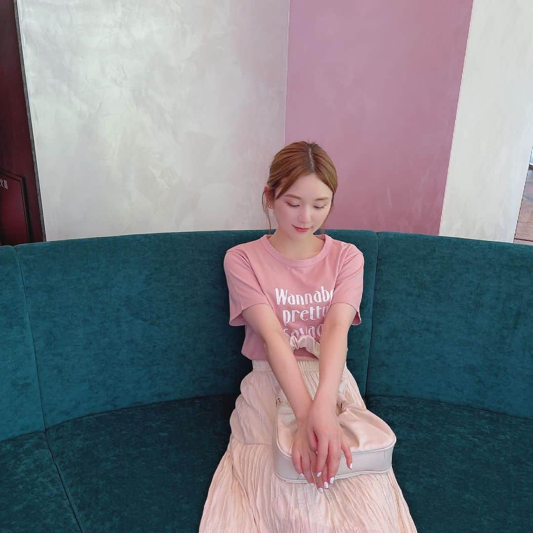 ひよんのインスタグラム：「🍦🌈 ㅤㅤㅤㅤㅤㅤㅤㅤㅤㅤㅤㅤㅤ ピンクもかわいいのだよ☺️💕 Coming soon...🌼 ㅤㅤㅤㅤㅤㅤㅤㅤㅤㅤㅤㅤㅤ 👕 @9unq.official  ㅤㅤㅤㅤㅤㅤㅤㅤㅤㅤㅤㅤㅤ #ひよん #ひよん服」