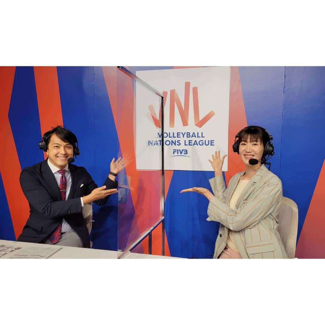 栗原恵さんのインスタグラム写真 - (栗原恵Instagram)「🌰 ありがとうございました🎤  @tbs.volleyboo  #ネーションズリーグ  #VNL #VNL2021」6月3日 15時52分 - megumi_kurihara_official