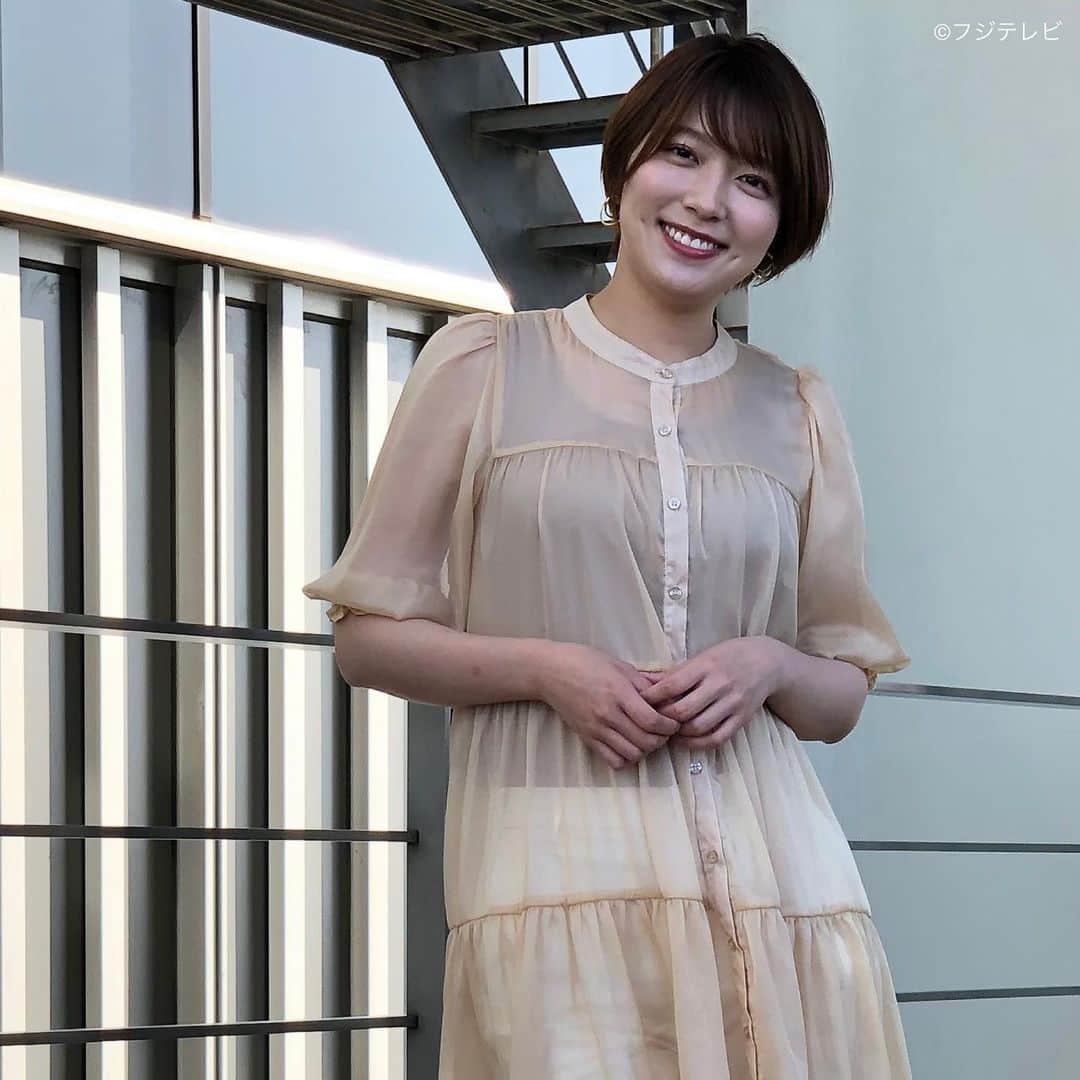 フジテレビ「めざましテレビ」さんのインスタグラム写真 - (フジテレビ「めざましテレビ」Instagram)「6月3日(木)  ファッション雑誌CanCamとコラボした お天気コーナー「きょう何着て行く？」 阿部華也子の毎日のコーデを紹介♪  【きょうのコーデ】 チュニック→#ASKNOWASPINKY ６４９０円  パンツ→#ROPEPICNIC ４４００円  靴→#ダイアナ １万５４００円   イヤリング→#Jouete １万７６００円   【コーデのポイント】 ほんのり肌が透けるティアードチュニックが 旬なムードをメイク🙌 Aラインを描くボリュームシルエットなので 細身パンツでメリハリをつけると スタイルアップが狙えます💁🏻‍♀️✨ イエロー×ホワイトの明るい配色にHAPPY感も高まって💛🤍  #めざましテレビ #きょう何着て行く？ #阿部華也子 #今日のコーデ#コーデ#CanCam #今日のファッション#ootd #きょう何着て行く？は月〜金朝6時22分ごろ放送📺 #スタイリストたなべさおり」6月3日 22時31分 - mezamashi.tv