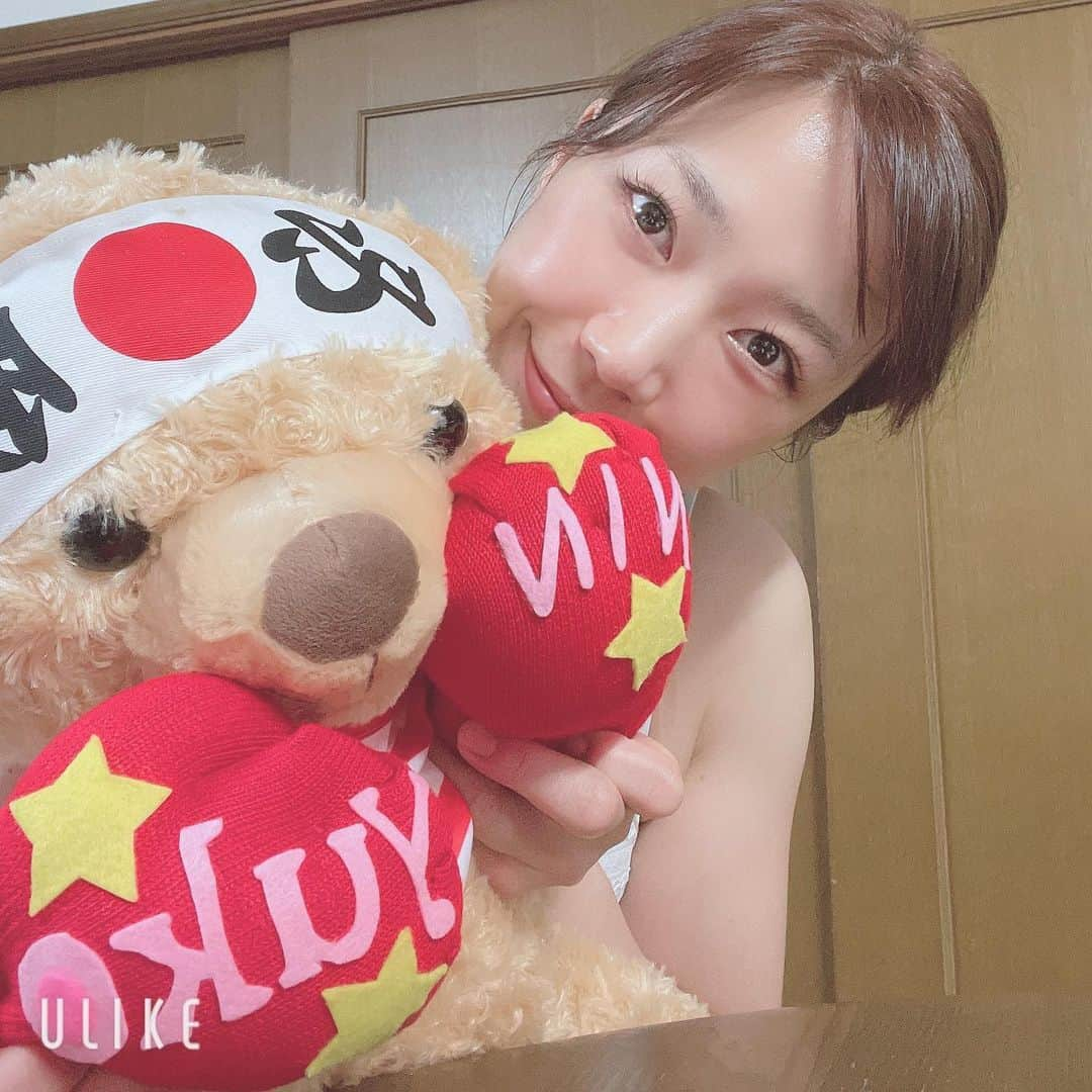 黒木優子さんのインスタグラム写真 - (黒木優子Instagram)「ぇみからいつもの試合前の応援ぬいぐるみが…まさかの郵便で❗️笑  いつもぇ−ちゃんありがとう❤️ #親友 #応援グッズ #ぬいぐるみ」6月3日 23時42分 - yuko.kuroki