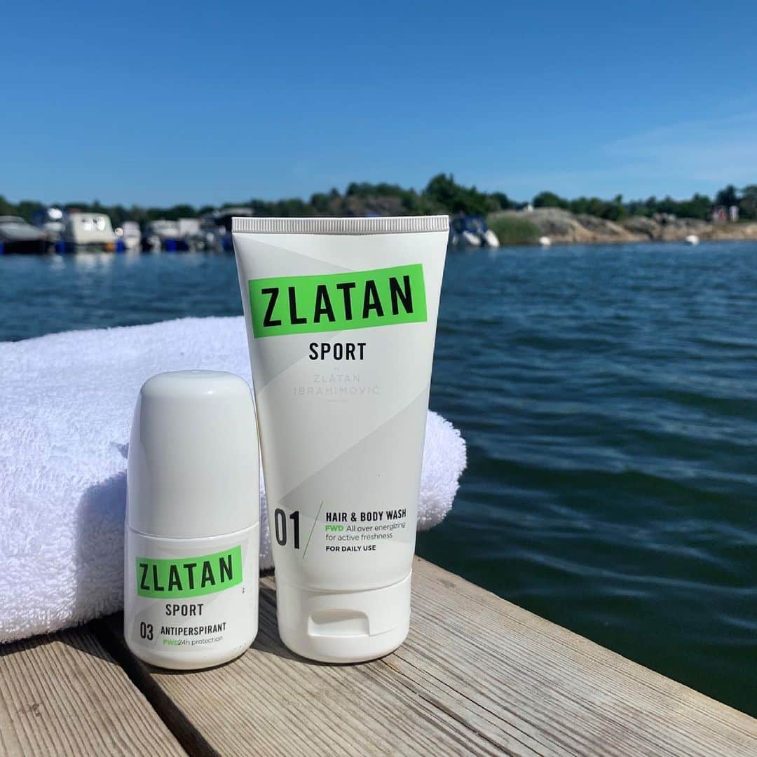 Zlatan Ibrahimović Parfumsのインスタグラム：「Summer came around ☀️   The perfect duo from ZLATAN SPORT FWD with a fresh and energizing scent will make you stay fresh and focused all day.  Prepare, be confident, move forward #zlatansport」