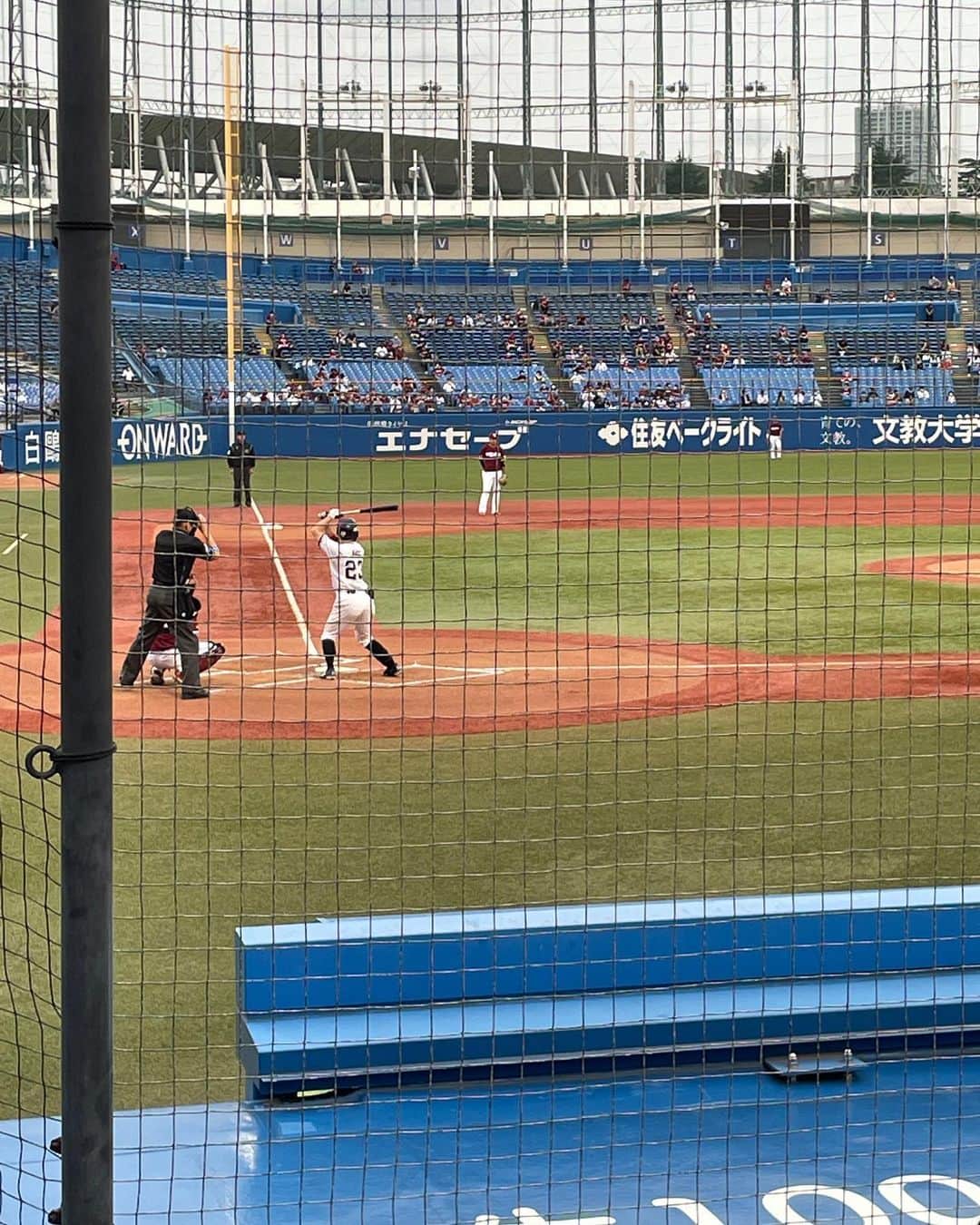 satomiさんのインスタグラム写真 - (satomiInstagram)「久々に野球観戦💕 ・ 負けた笑 ・ 次はPayPayドーム⚾️ ホークス戦！」6月5日 12時32分 - saatoomii47