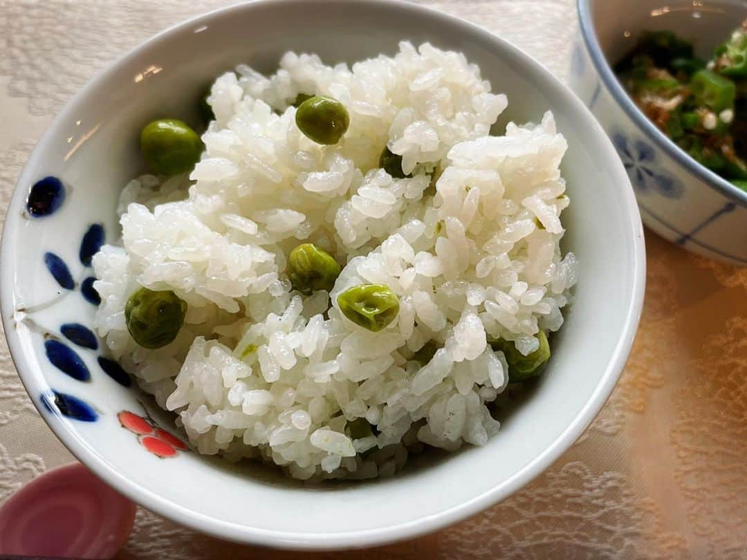 堂真理子さんのインスタグラム写真 - (堂真理子Instagram)「炊き立ての #グリーンピース ご飯🍚美味しかったです😊 今日もお疲れ様でした✨  　#おうちごはん #グリーンピースご飯 #ご飯 　#堂真理子 #テレビ朝日 #アナウンサー」6月5日 19時53分 - mariko_do