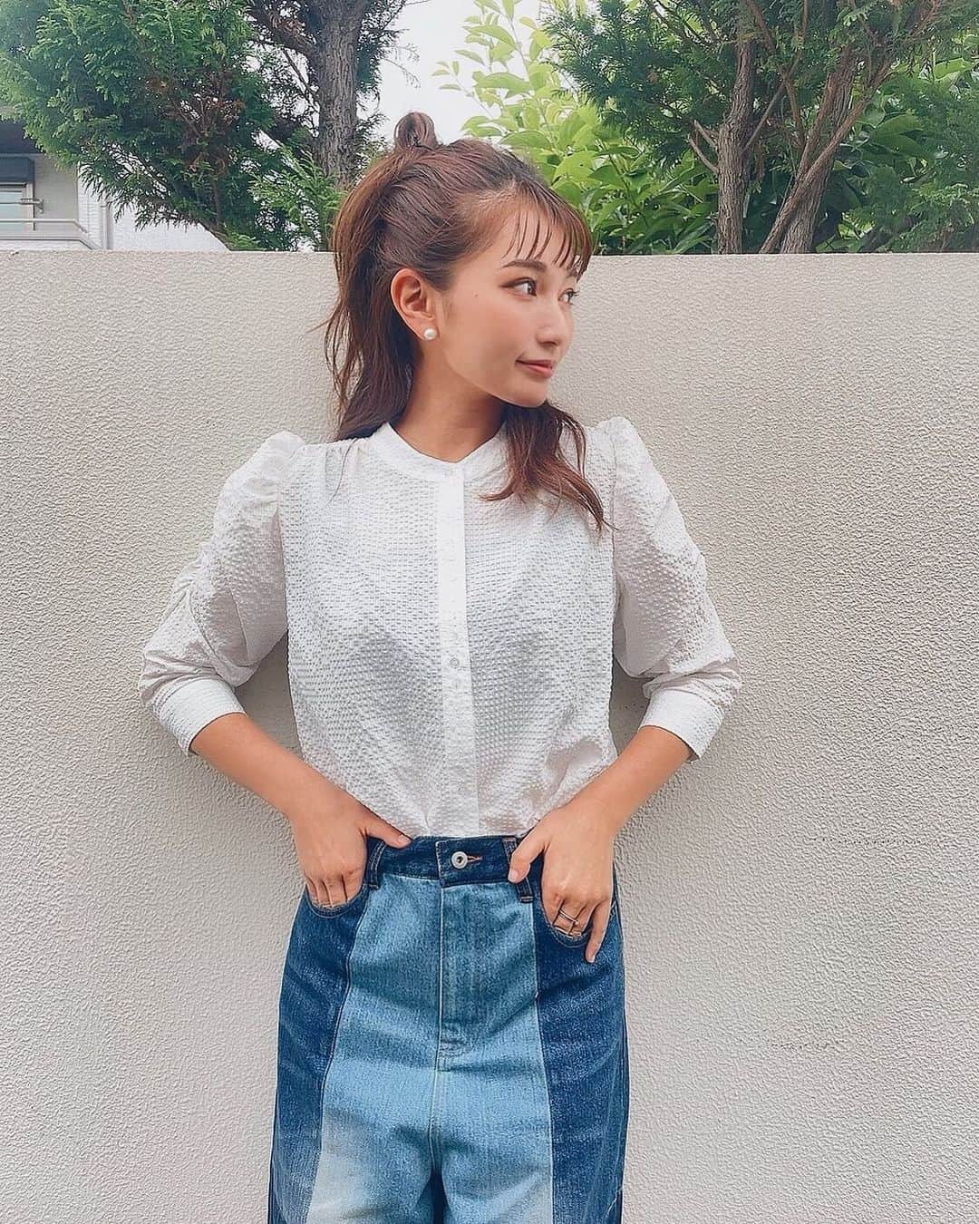 七原月乃のインスタグラム：「タンスの肥やし引き出してきた👖🐑👖🐑」
