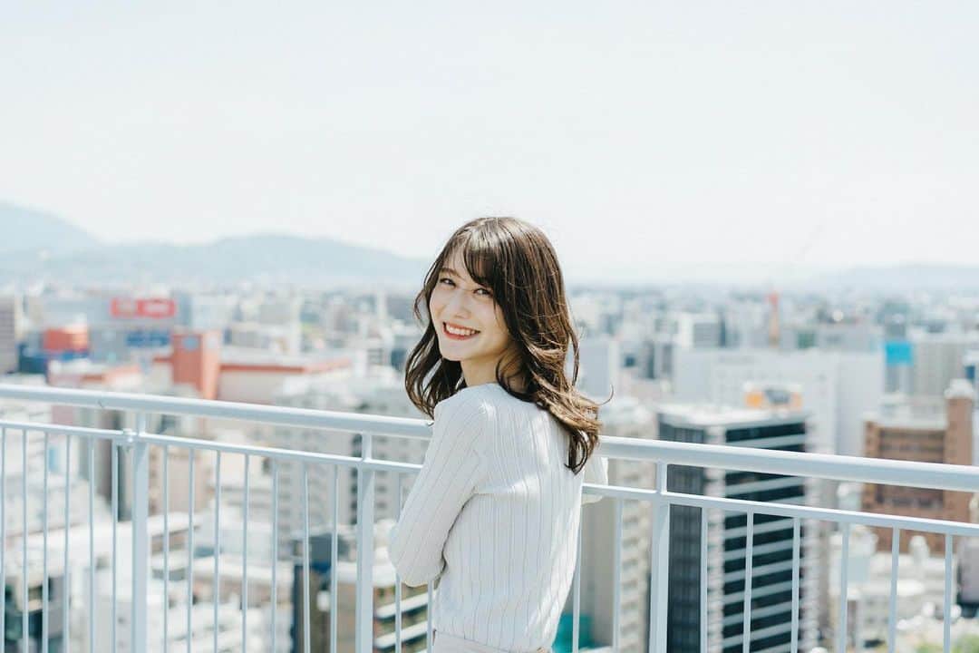 秋山かれんのインスタグラム：「福岡で天気が良かった日の📸」