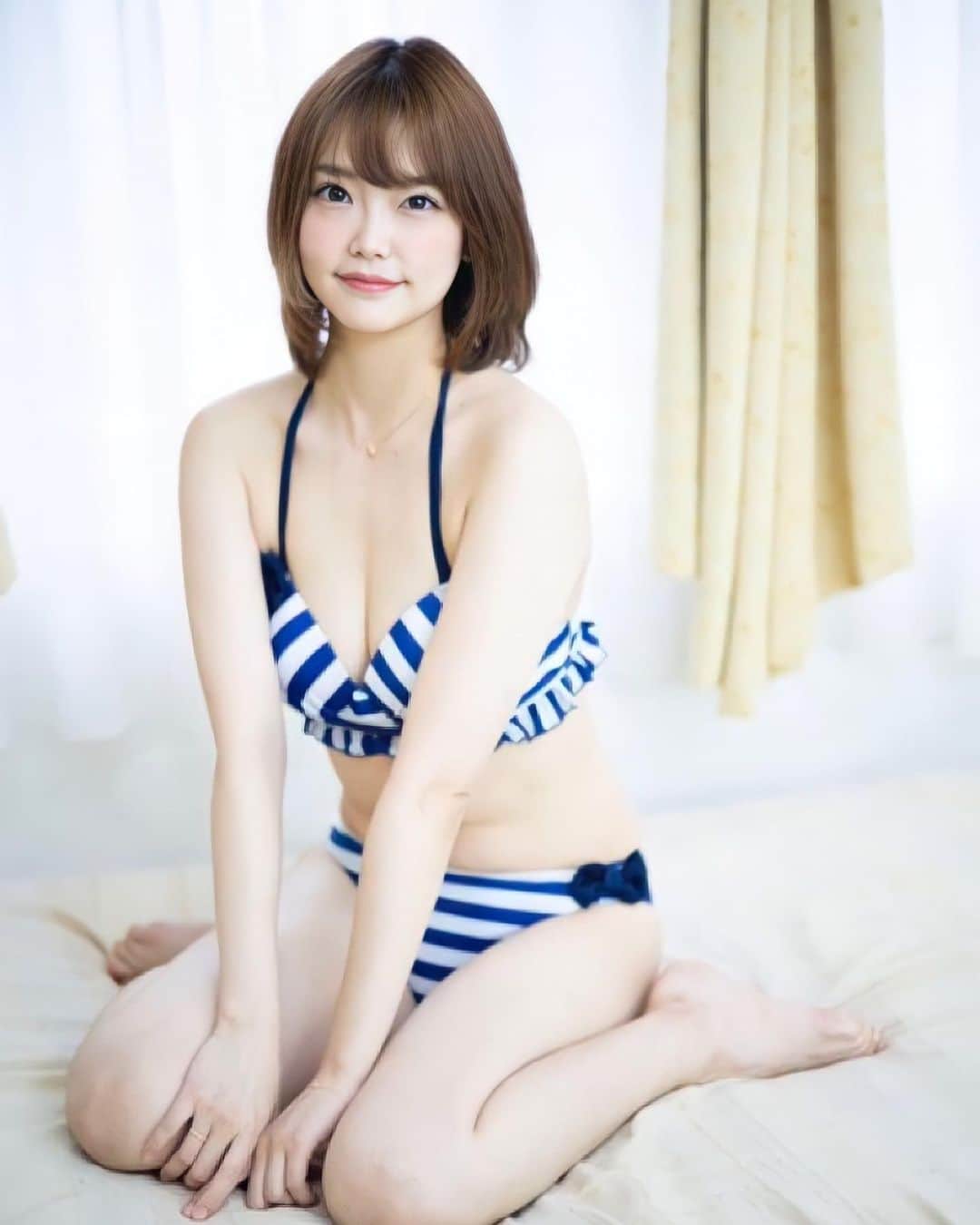 武田美憂のインスタグラム：「. 期間限定ショートカット☂️ お腹は見逃してくれや . #いいねしてね #portrait #portraitphotography #model #japanesegirl  #racequeen #レースクイーン #グラビア #水着 #ハウススタジオ #被写体モデル #被写体 #モデル #作品撮り #ポトレ #ポートレート #followme #ショートヘア #ショートカット」