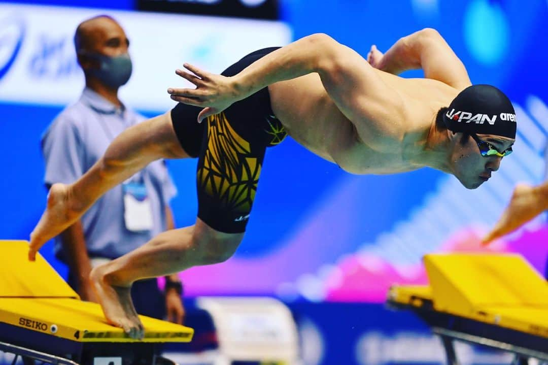 瀬戸大也のインスタグラム：「🏊‍♂️🇯🇵 . . . . . Japan Openが終わりました！ タイムはあまり良いタイムではなかったですが、しっかりトレーニングが出来ていることを確認できました👌 そして課題も明確なので、引き続き頑張ります👍 #visa #teamvisa #japanopen2021」